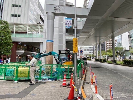 駅を背に芝浦方面.jpg